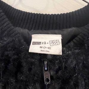 Chic Girls Shaggy Faux Fur Jacket Size M (7-8)